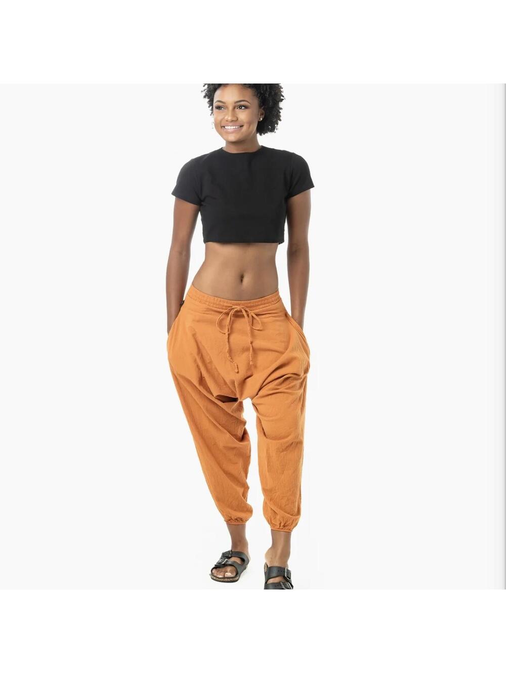NWT Buddha Pants Savannah Winter Harem Pants size M